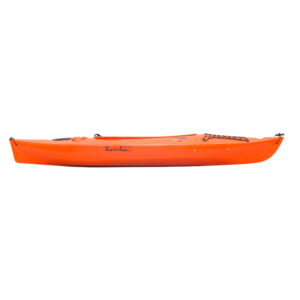 RAINBOW KAYAKS oasis 290 side Compact tourism kayak, ideal for sea, lake and rivers not over II grade difficulty.
